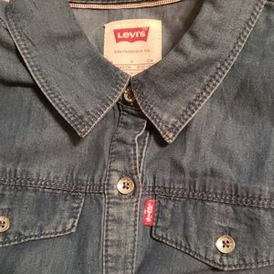 🆕️ Levi's Girls Denim Short Sleeve Dress